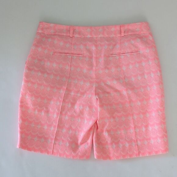 Diane Von Furstenburg Pink Boymuda Shorts Size 6 - Picture 3 of 8